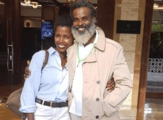 Omar Lali and the late Tecra Muigai